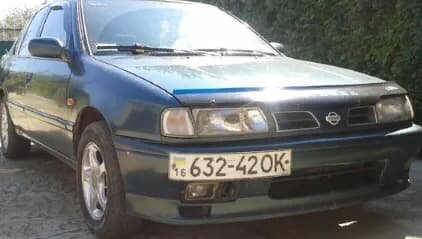 Дефлектор капота (мухобойка) NISSAN Primera с 1991–1996 г.в.(P10) (Ниссан Примьера) Вип Тюнинг